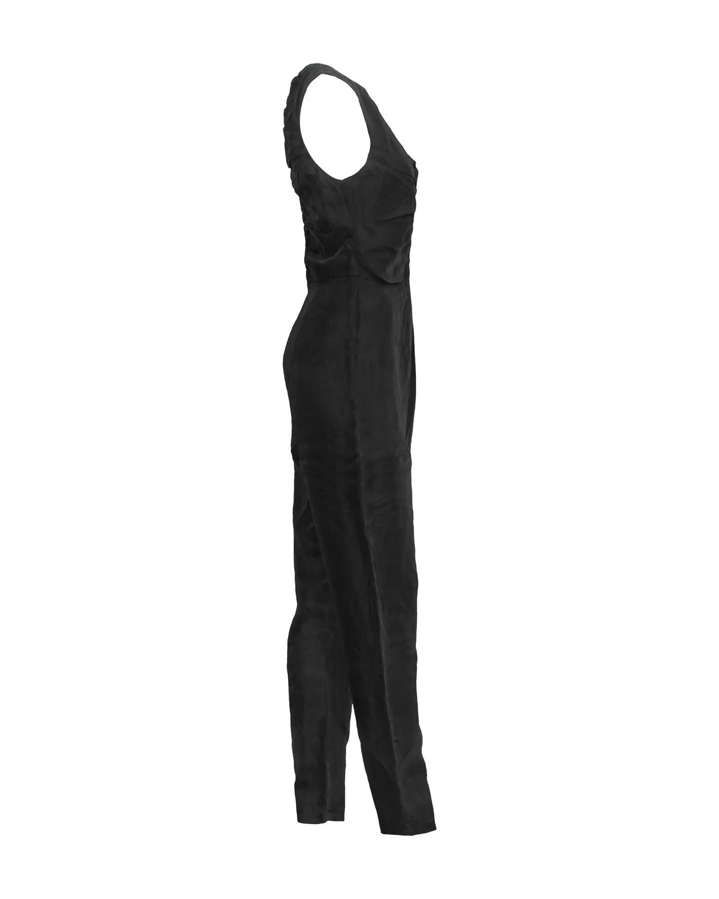 Exposed Zipper Jumpsuit