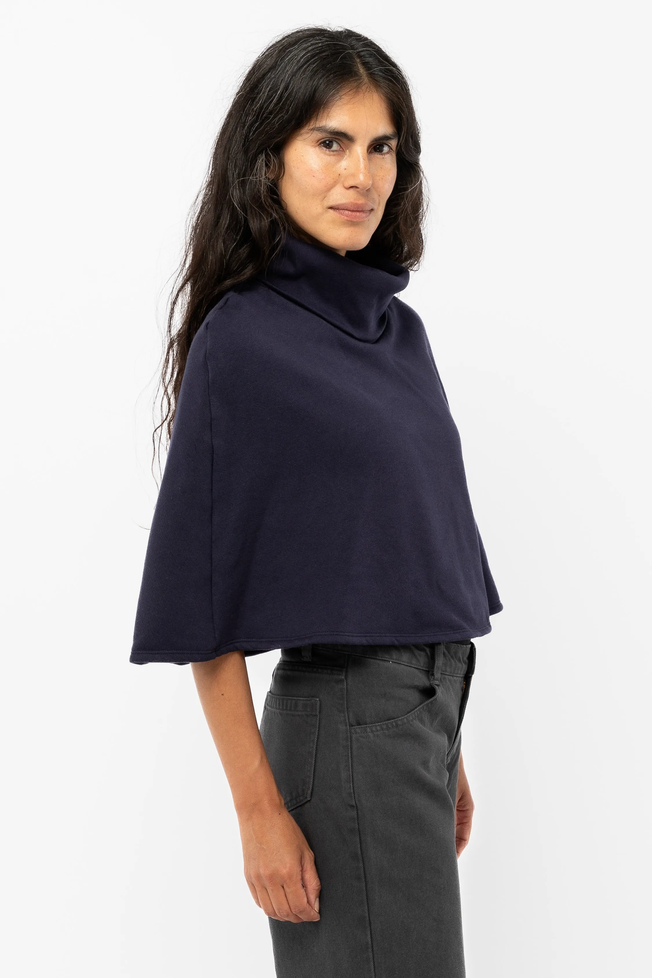 F370 - Flex Fleece Turtleneck Cape