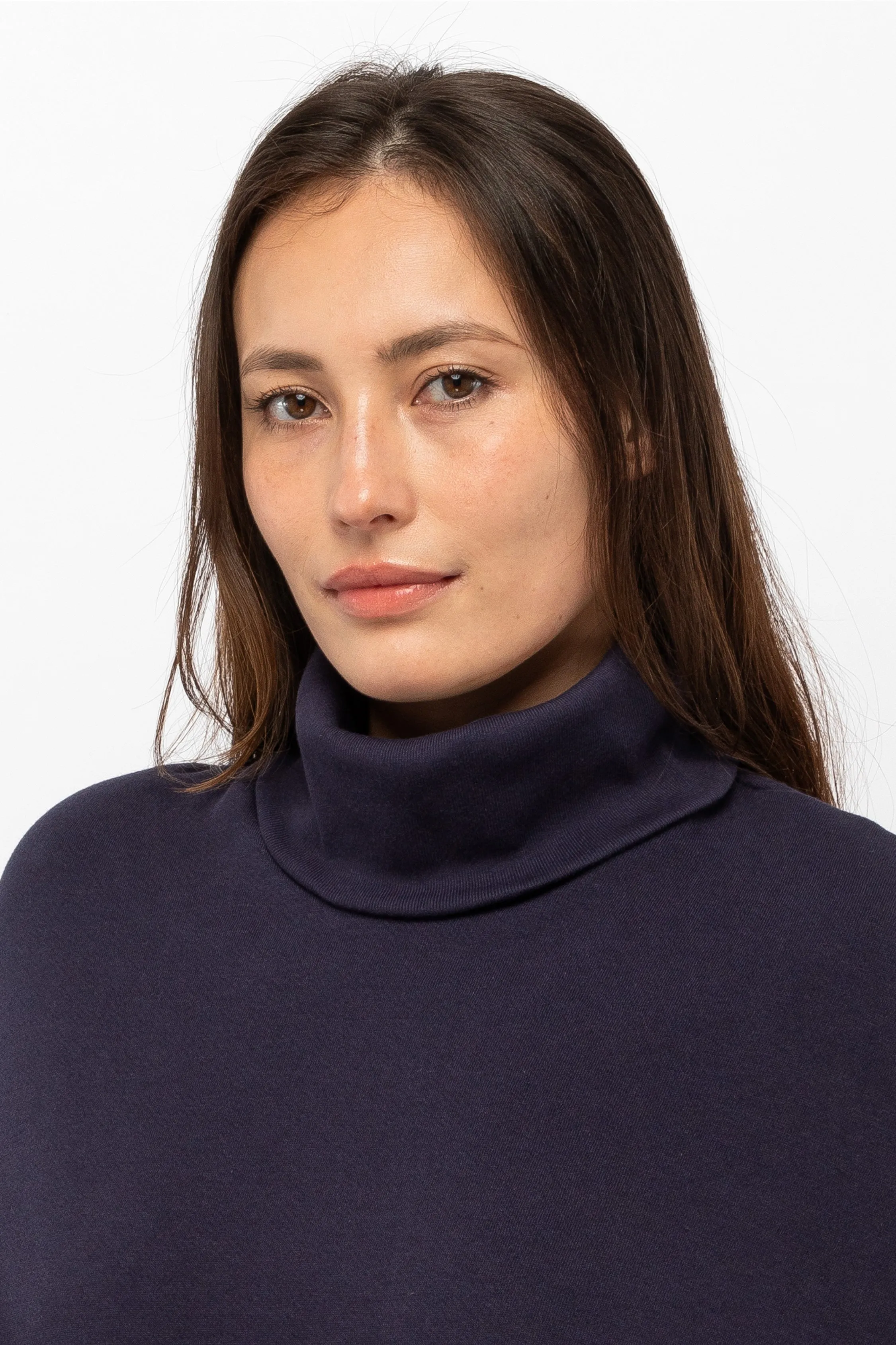 F370 - Flex Fleece Turtleneck Cape