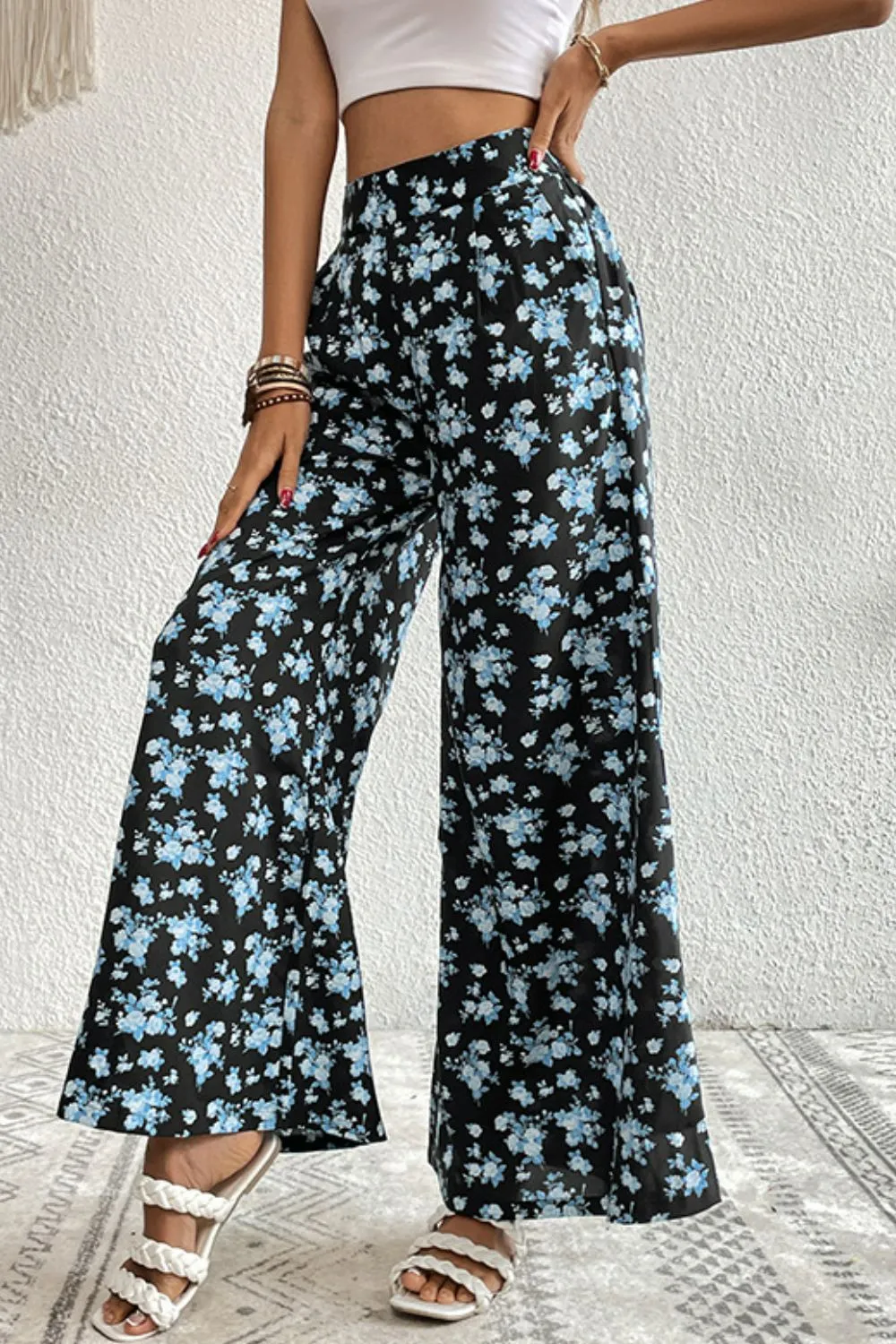 Floral Pocket Vacation Culottes