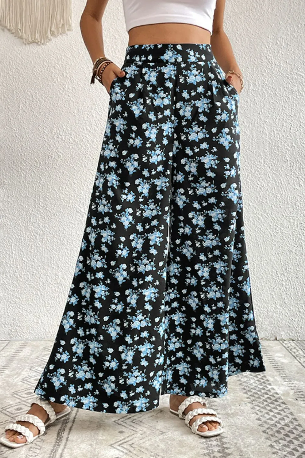 Floral Pocket Vacation Culottes