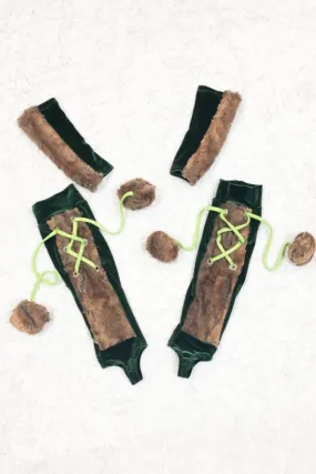 Forest Fox Leg Warmer & Arm warmer Accessory Set