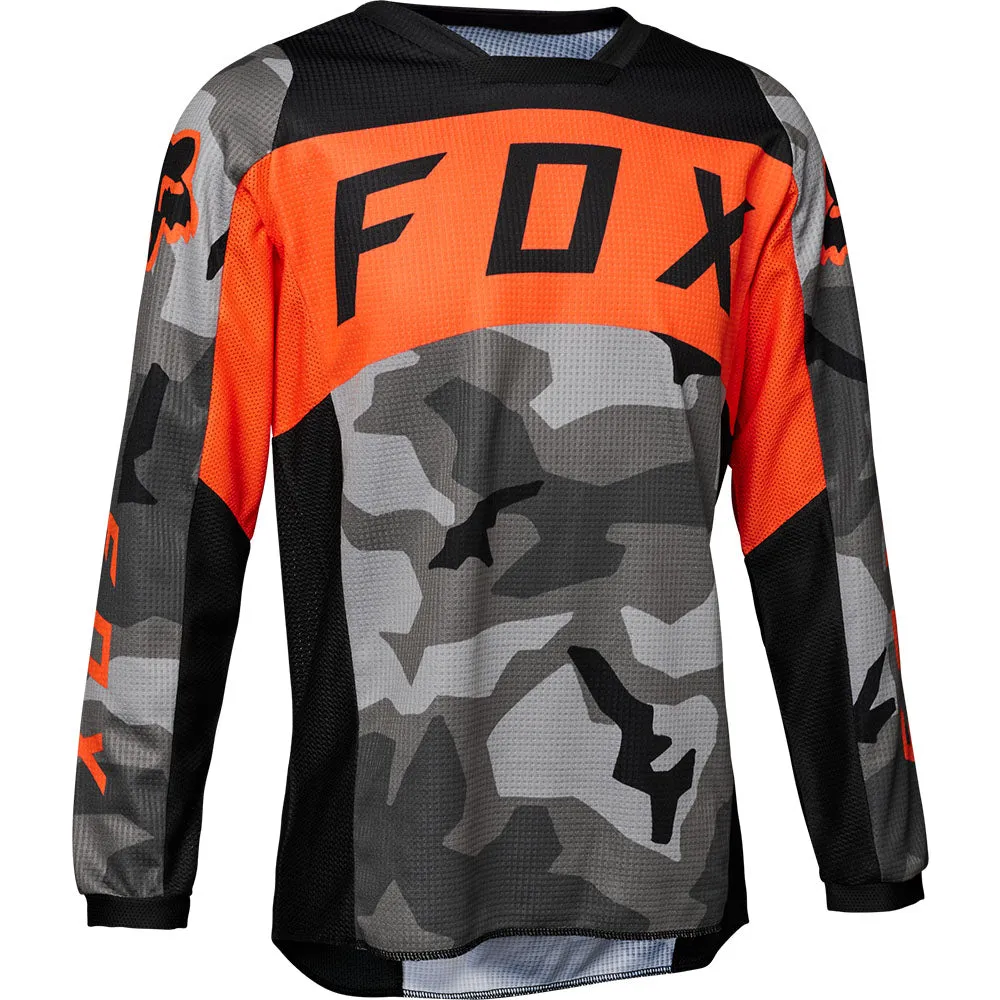 Fox Youth 180 Bnkr Jersey (Grey Camo)