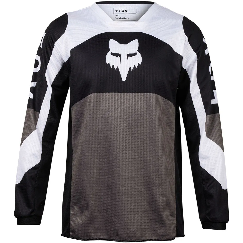 Fox Youth 180 Nitro Jersey (Black/Grey)