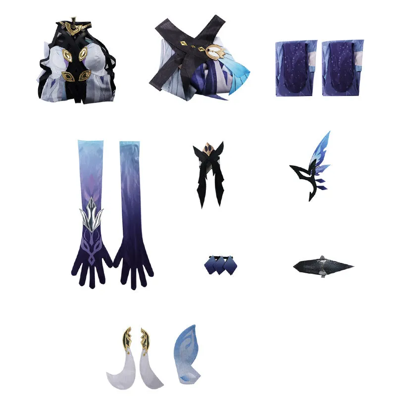 Genshin Impact Skirk Cosplay Costume