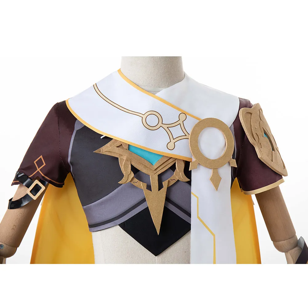 Genshin Impact Traveler Aether Outfits Halloween Carnival Suit Cosplay Costume