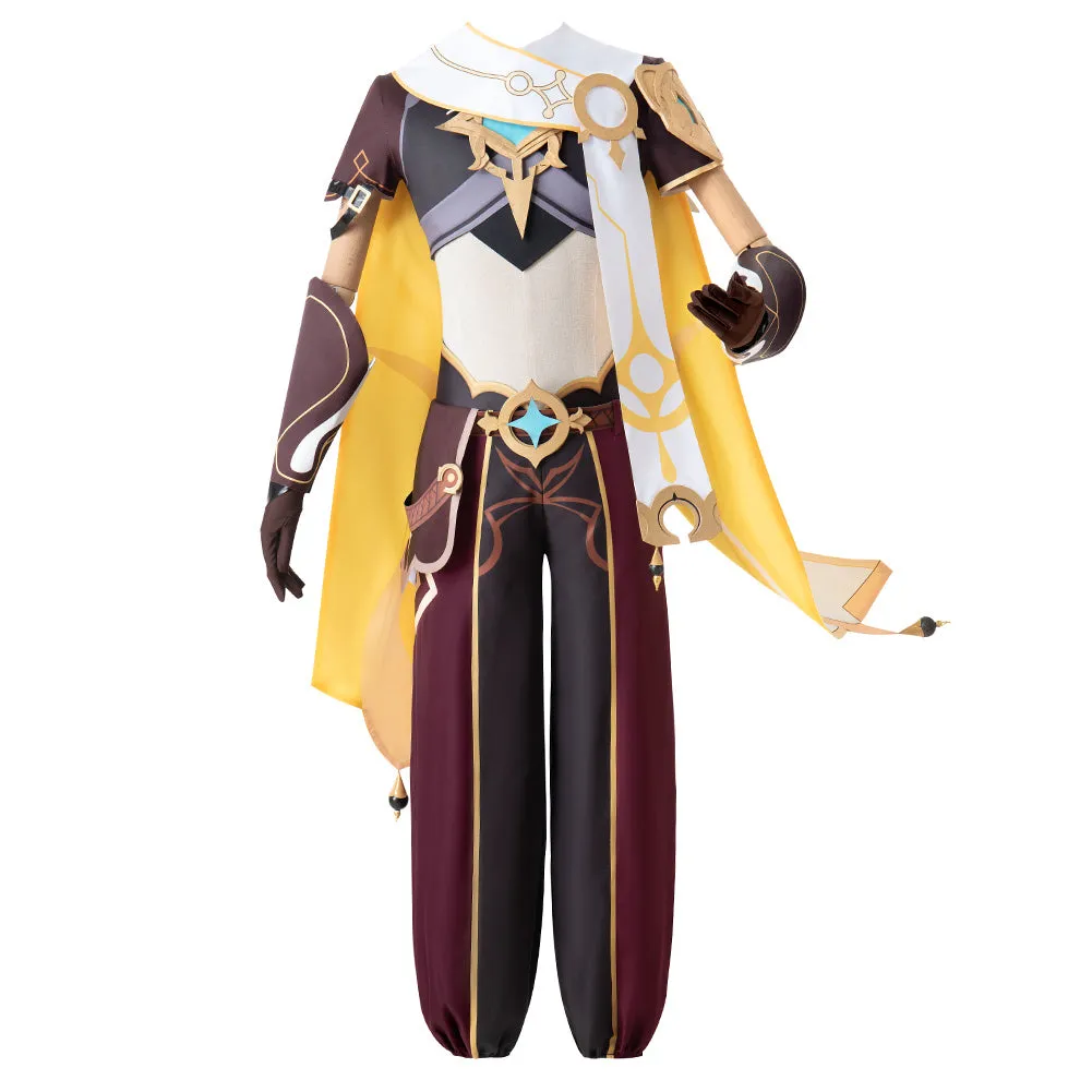 Genshin Impact Traveler Aether Outfits Halloween Carnival Suit Cosplay Costume