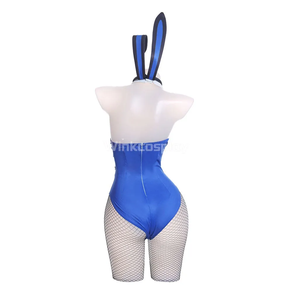 Genshin Impact Yelan Bunny Girl Cosplay Costume