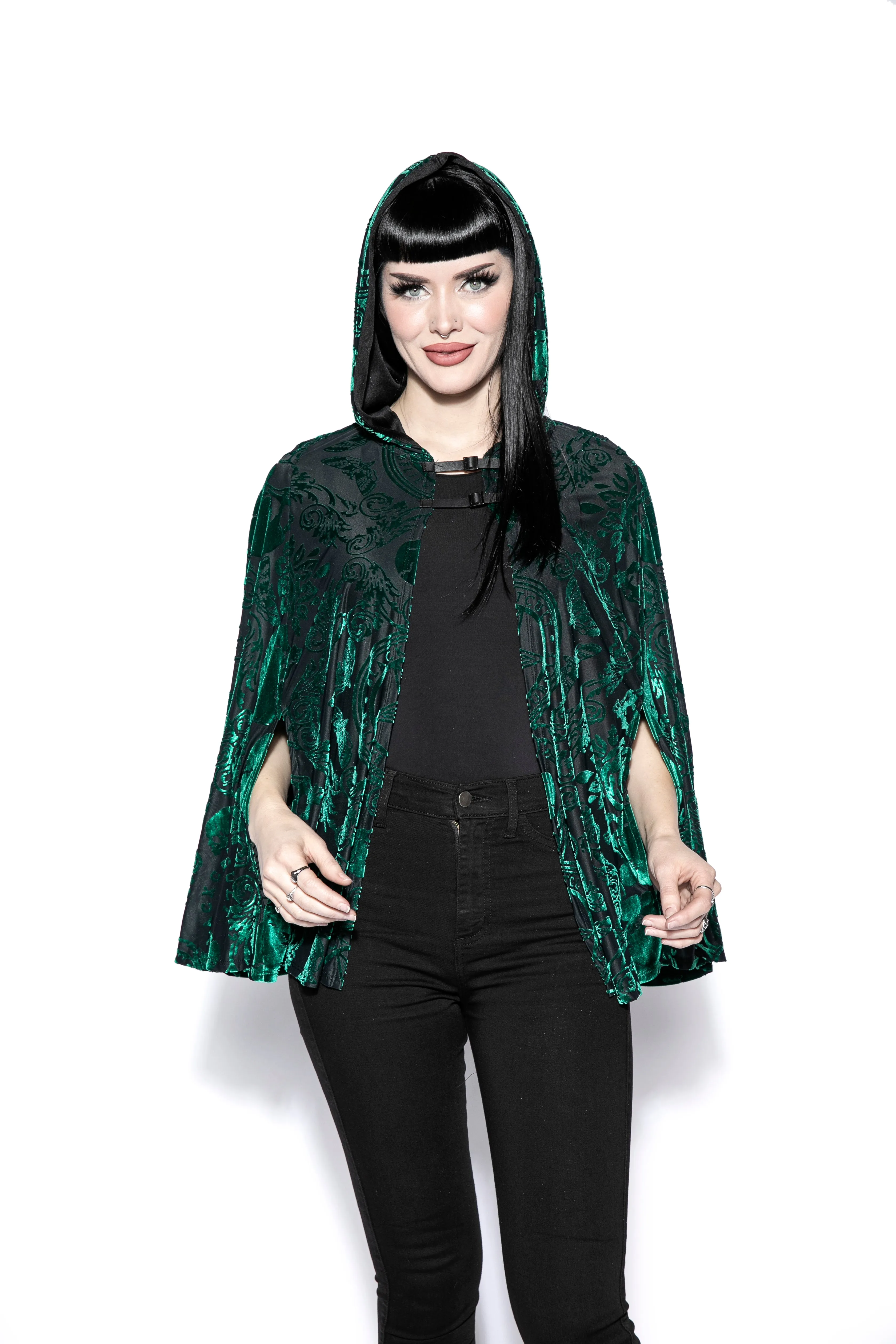 Green Baroque - Velvet Cape