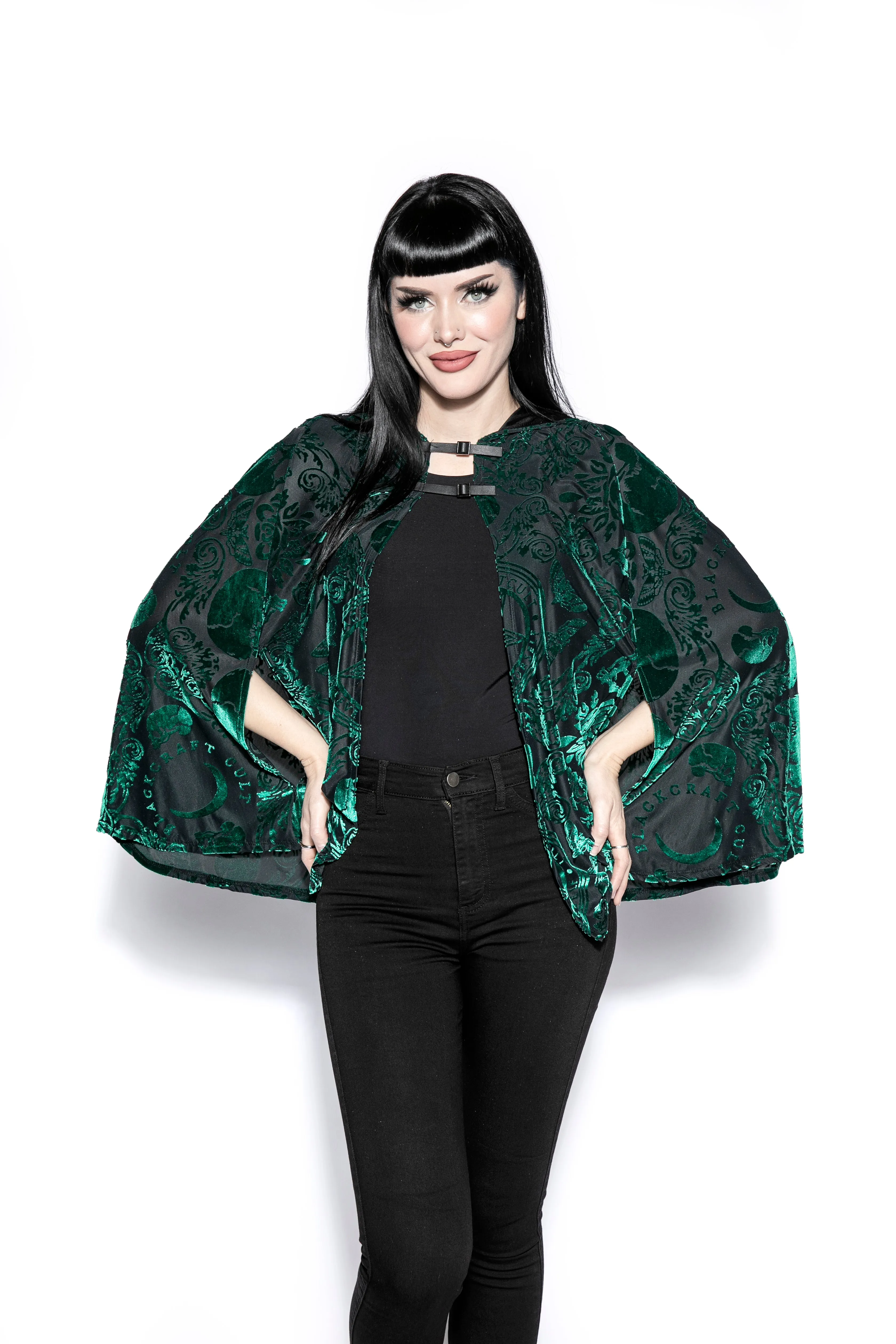 Green Baroque - Velvet Cape