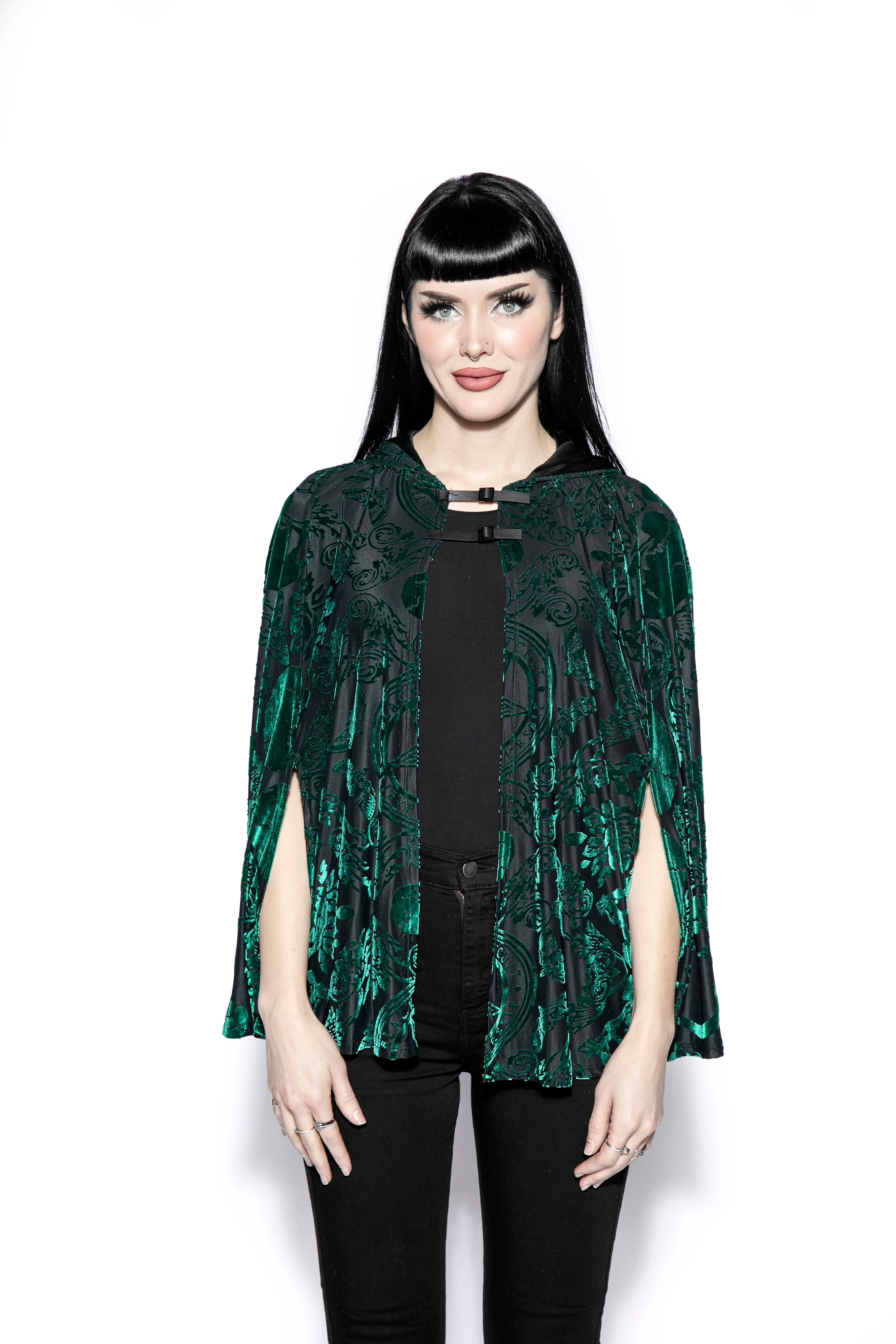 Green Baroque - Velvet Cape