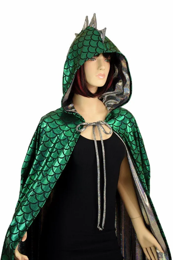 Green Dragon Hooded Cape