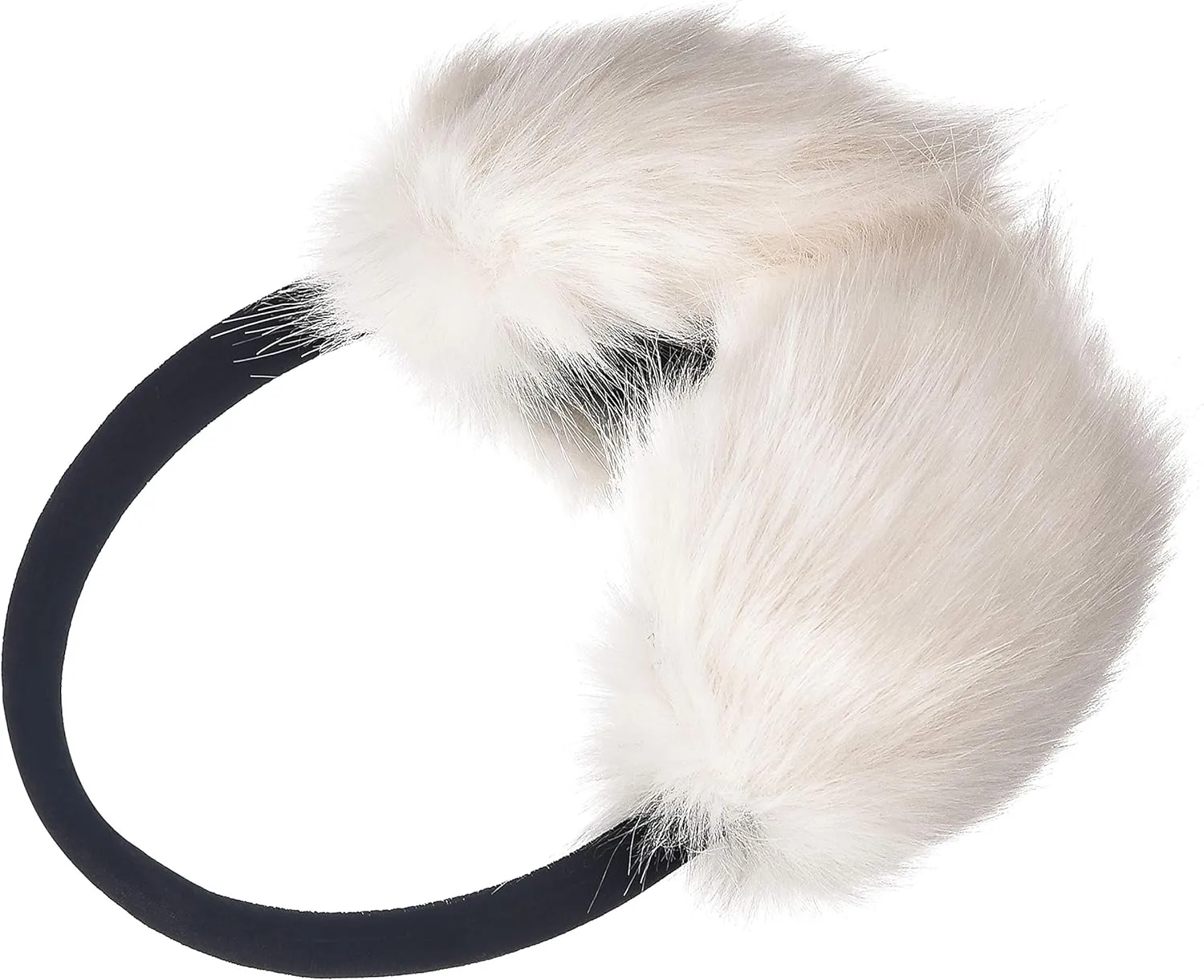 Grey/Black Soft & Comfy Faux Fur Winter Style Ear Muffs