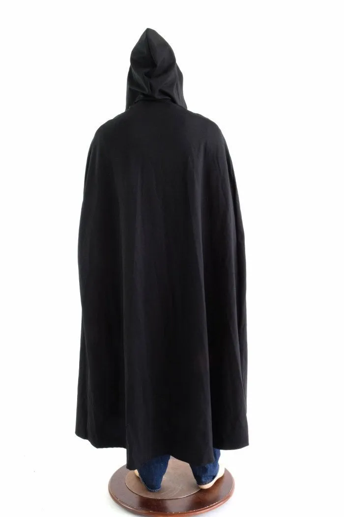 Grim Reaper Cape with Mesh Face Obscurer