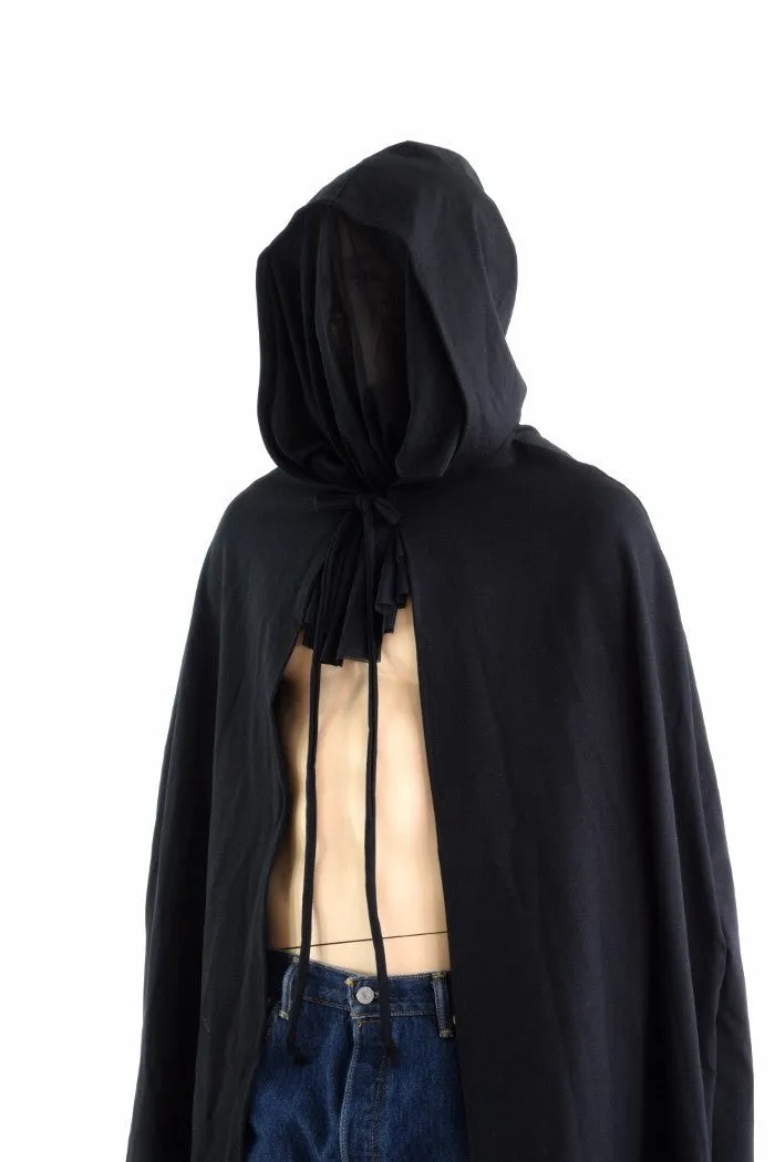 Grim Reaper Cape with Mesh Face Obscurer