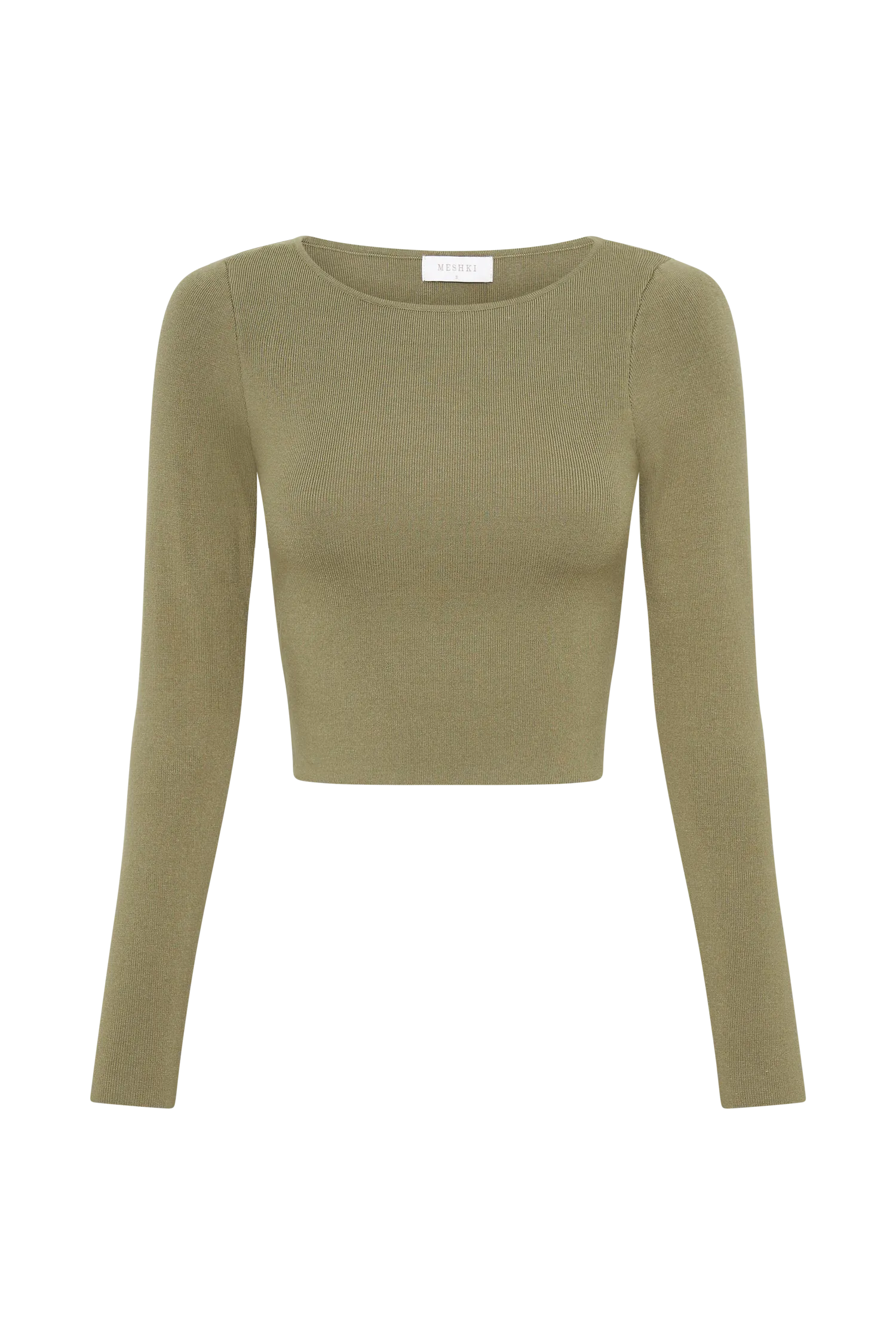 Haisley Long Sleeve Knit Top - Olive