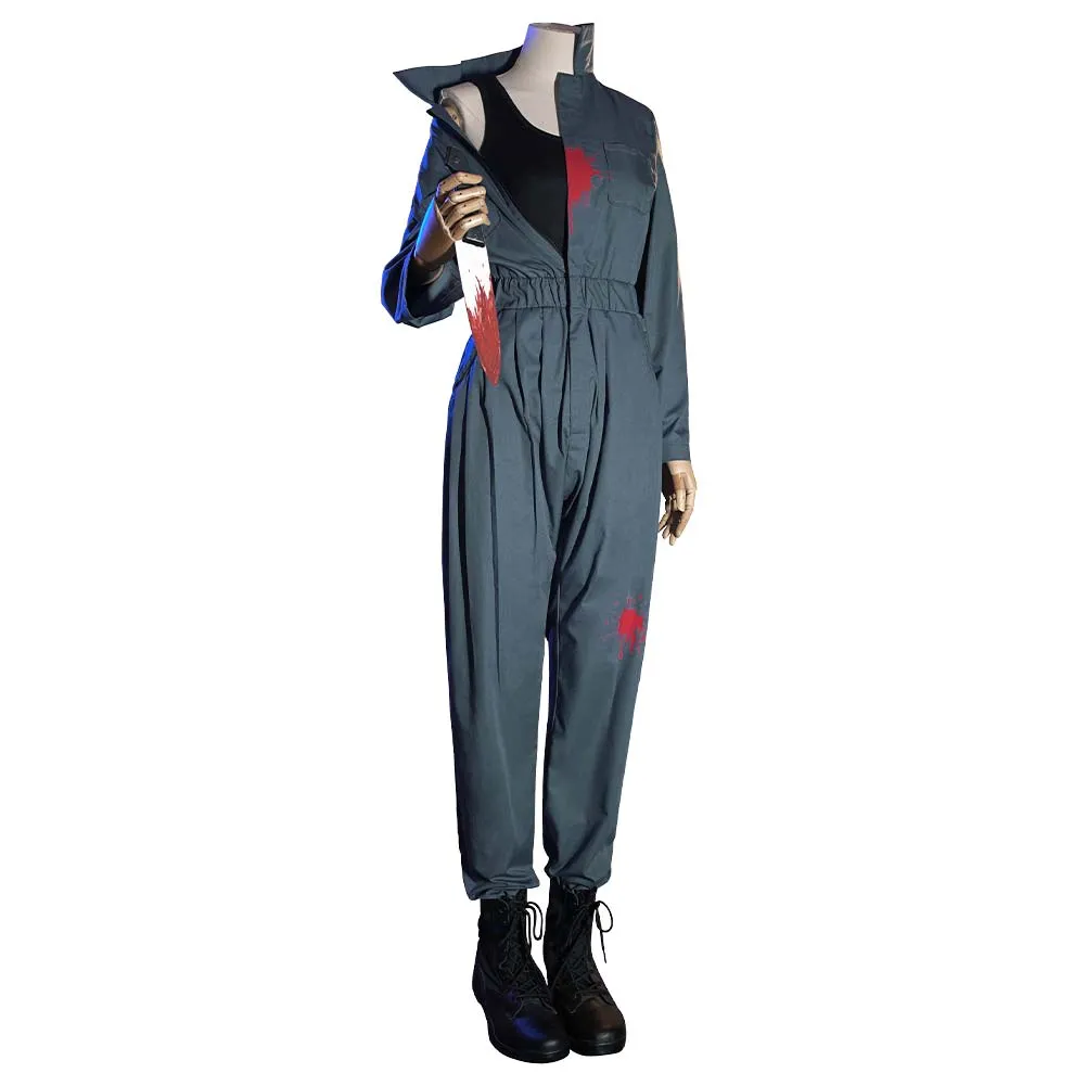 Halloween Michael Myers Women Overalls Uniform Outfits Halloween Carnival Suit Cosplay Costume