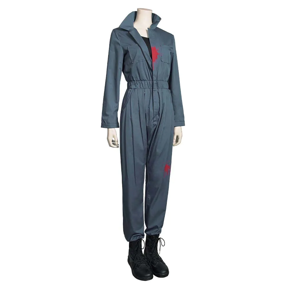 Halloween Michael Myers Women Overalls Uniform Outfits Halloween Carnival Suit Cosplay Costume