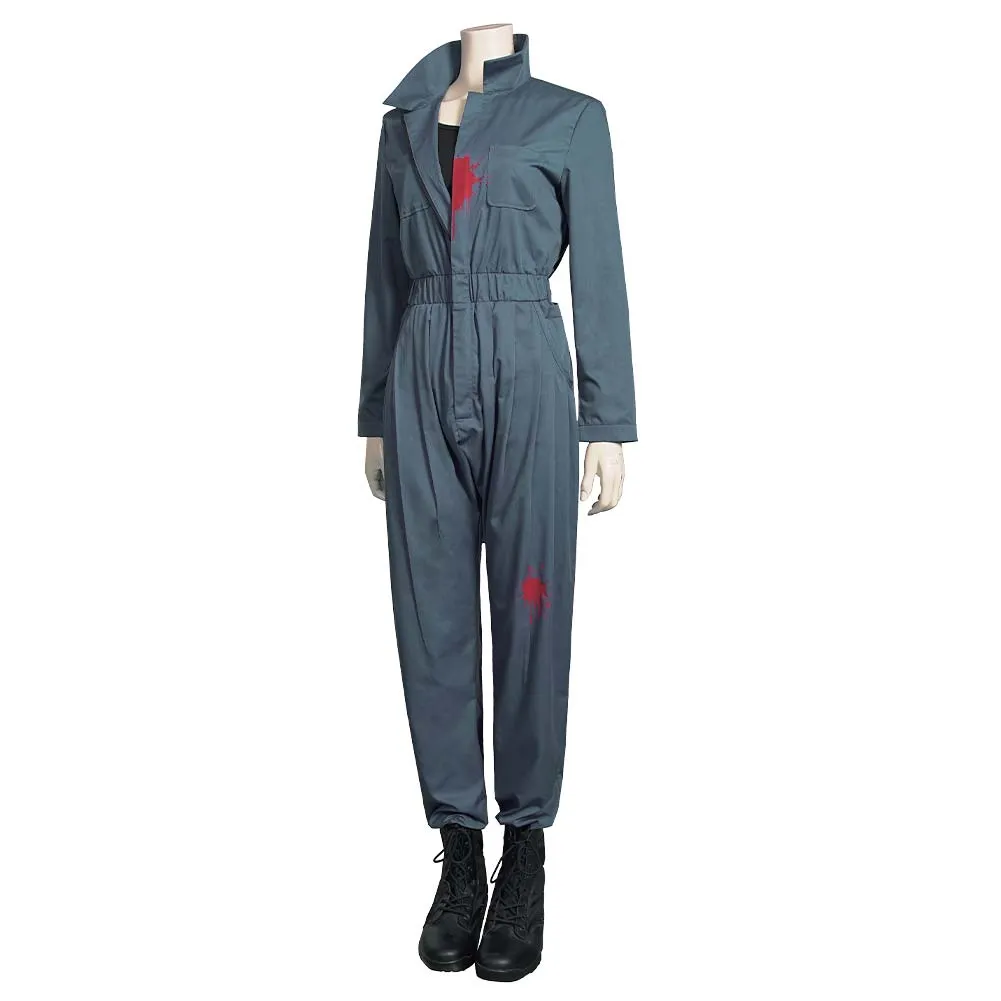 Halloween Michael Myers Women Overalls Uniform Outfits Halloween Carnival Suit Cosplay Costume