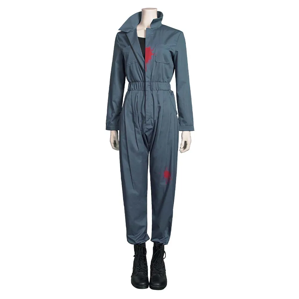 Halloween Michael Myers Women Overalls Uniform Outfits Halloween Carnival Suit Cosplay Costume