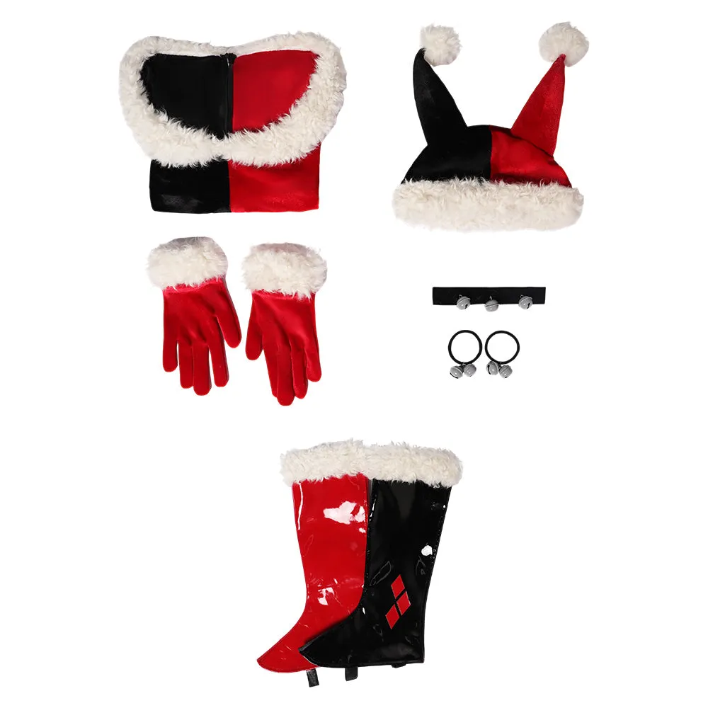 Harley Quinn Women Christmas Outfits Party Carnival Halloween Cosplay Costume