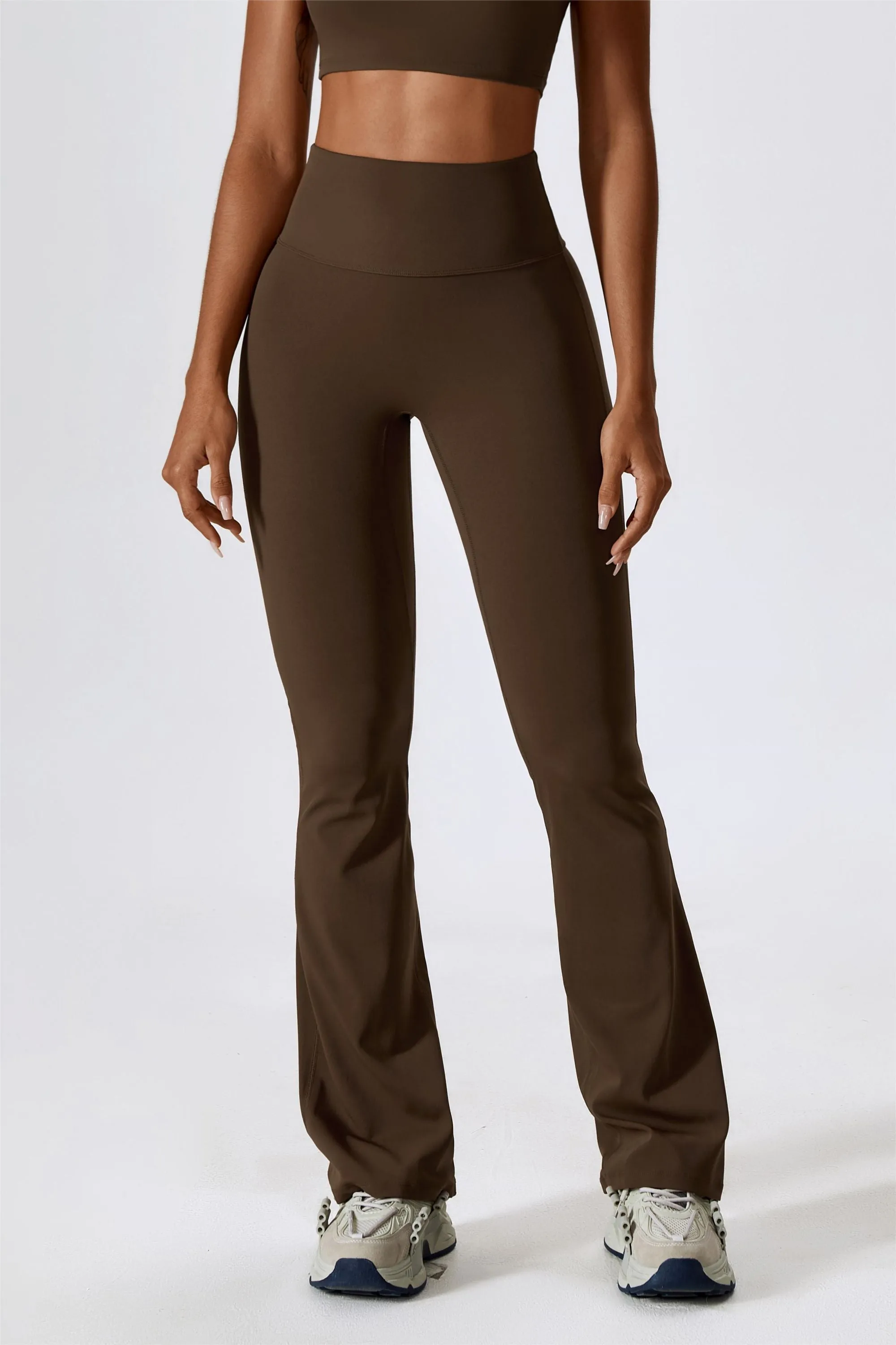 High-Rise Bootcut Flared Scrunch Bum Legging