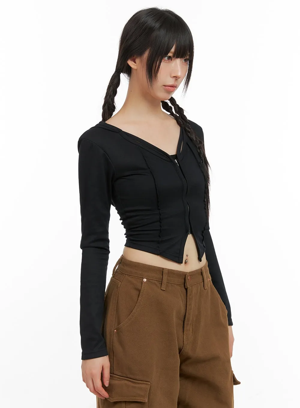 Hoodie Crop Top CG420