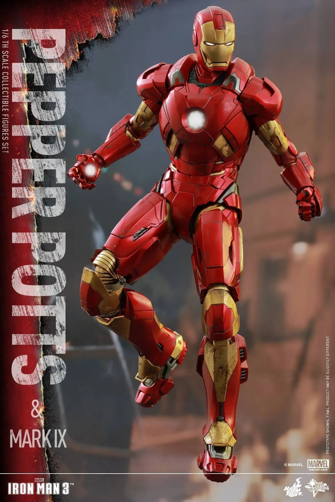 Hot Toys - Iron Man 3 - Pepper Potts & Mark IX