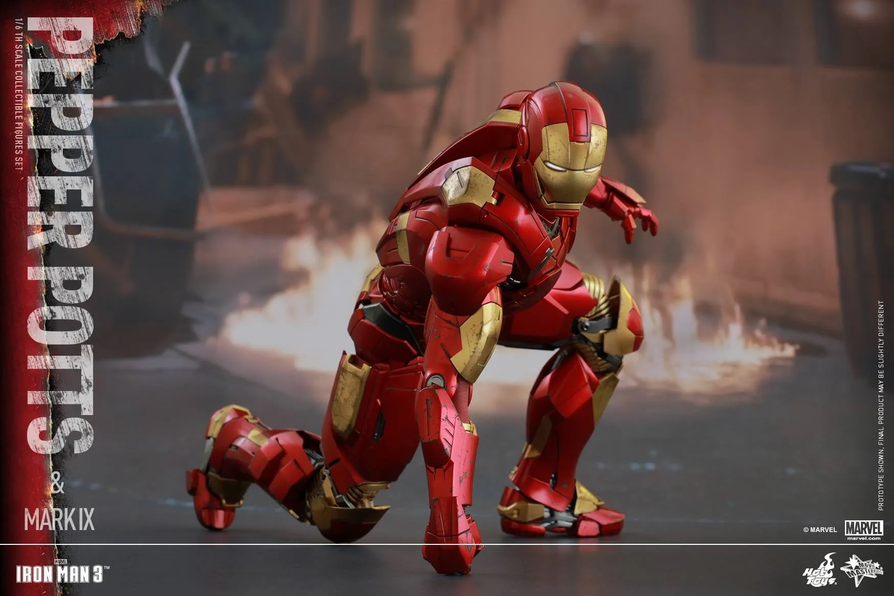 Hot Toys - Iron Man 3 - Pepper Potts & Mark IX