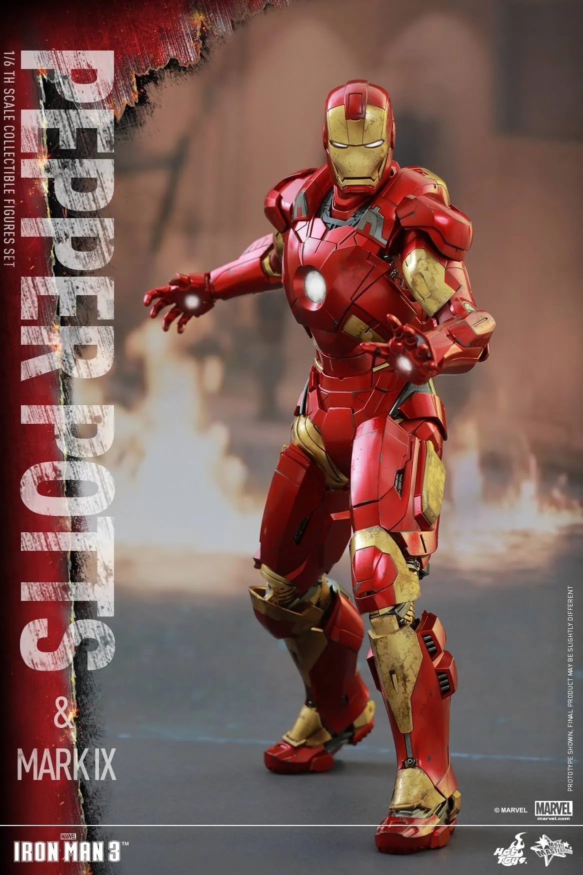 Hot Toys - Iron Man 3 - Pepper Potts & Mark IX