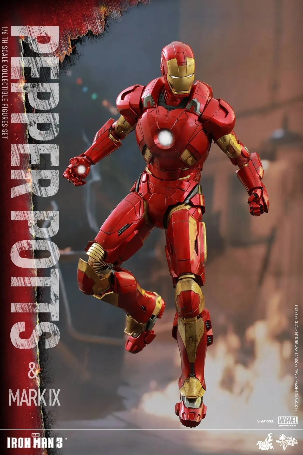 Hot Toys - Iron Man 3 - Pepper Potts & Mark IX