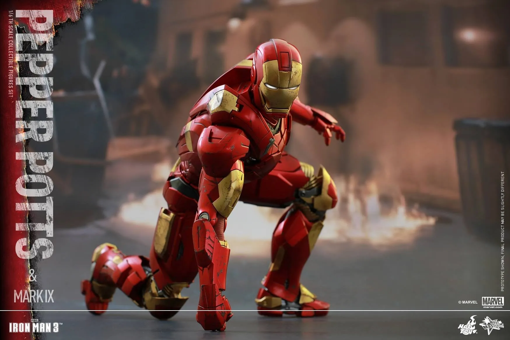 Hot Toys - Iron Man 3 - Pepper Potts & Mark IX