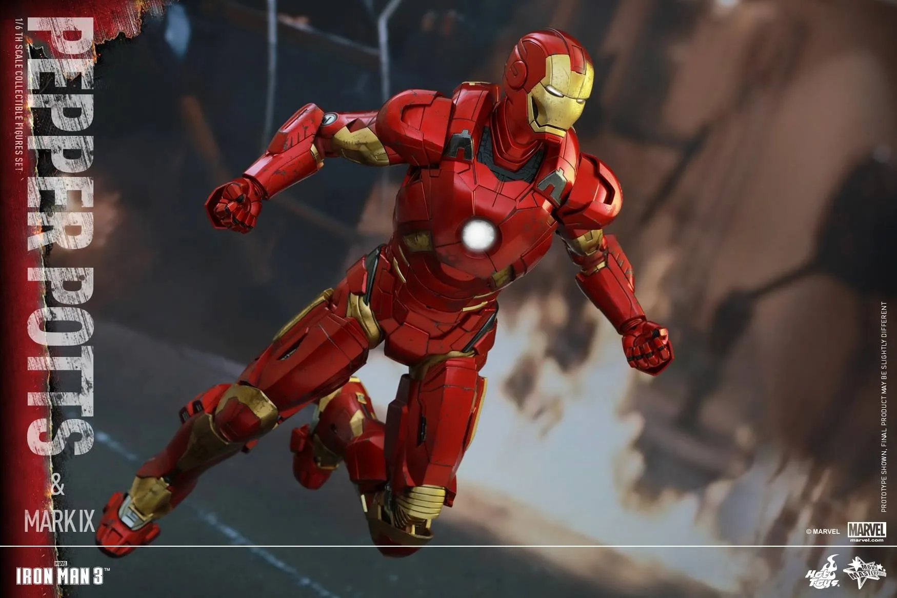 Hot Toys - Iron Man 3 - Pepper Potts & Mark IX