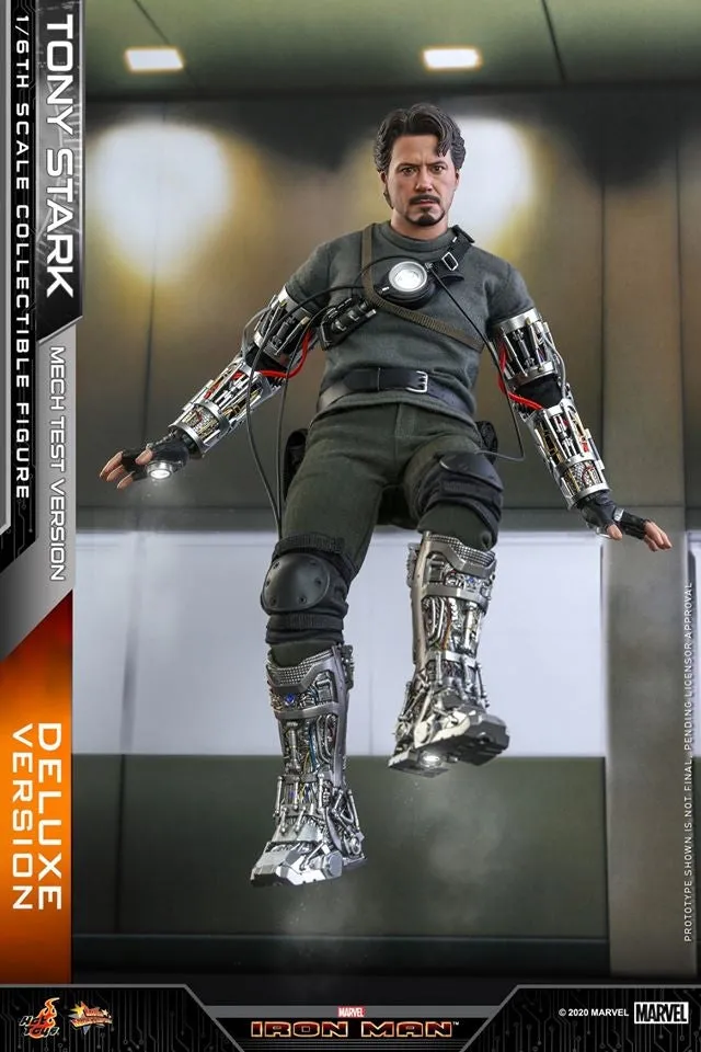 Hot Toys - MMS582 - Iron Man - 1/6th scale Tony Stark (Mech Test Version) Collectible Figure (Deluxe Version)