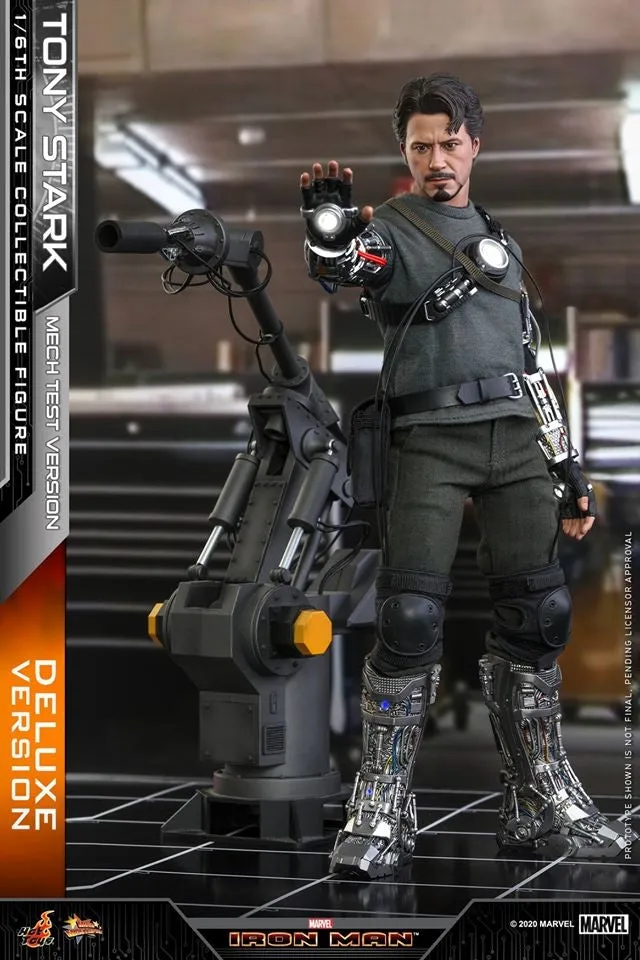 Hot Toys - MMS582 - Iron Man - 1/6th scale Tony Stark (Mech Test Version) Collectible Figure (Deluxe Version)