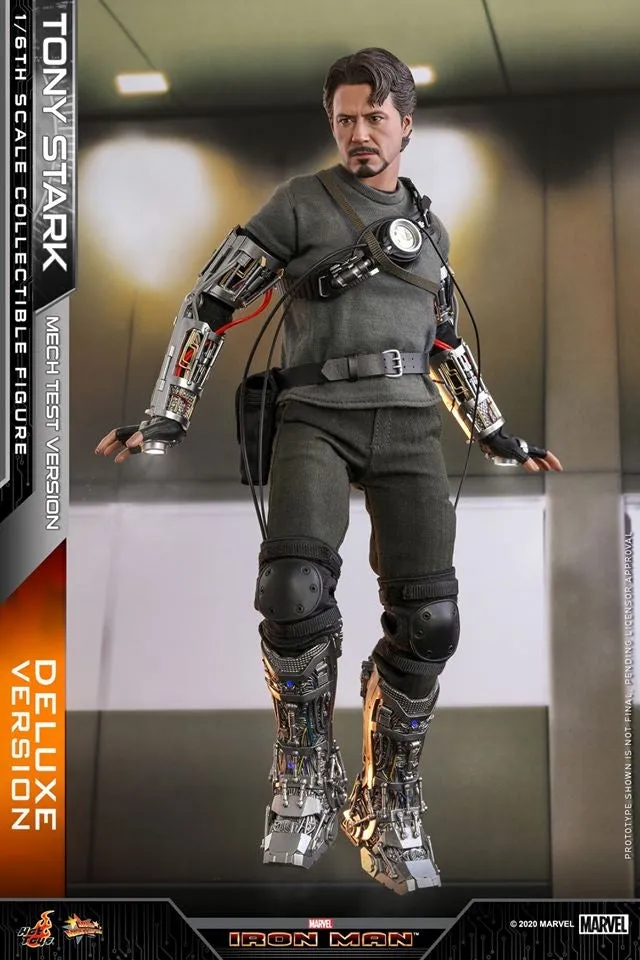 Hot Toys - MMS582 - Iron Man - 1/6th scale Tony Stark (Mech Test Version) Collectible Figure (Deluxe Version)