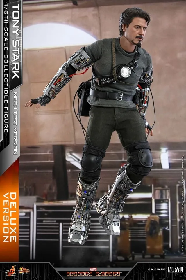 Hot Toys - MMS582 - Iron Man - 1/6th scale Tony Stark (Mech Test Version) Collectible Figure (Deluxe Version)