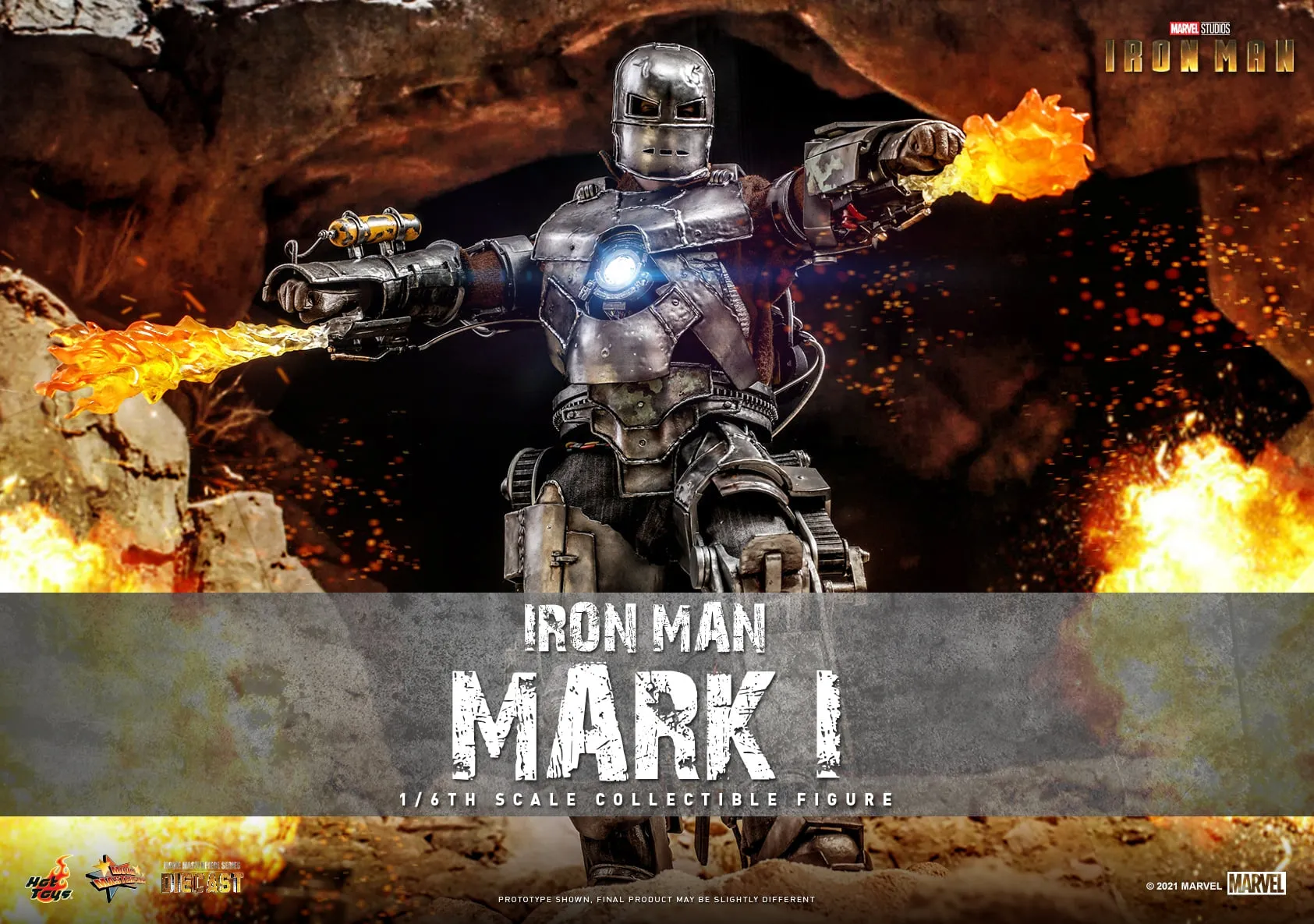 Hot Toys - MMS605D40 - Iron Man - 1/6th scale Iron Man Mark I Collectible Figure