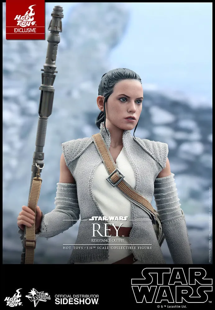 HOT TOYS STAR WARS EPISODE VII THE FORCE AWAKENS REY SOLO IN RESISTANT OUTFIT 1/6 MMS377