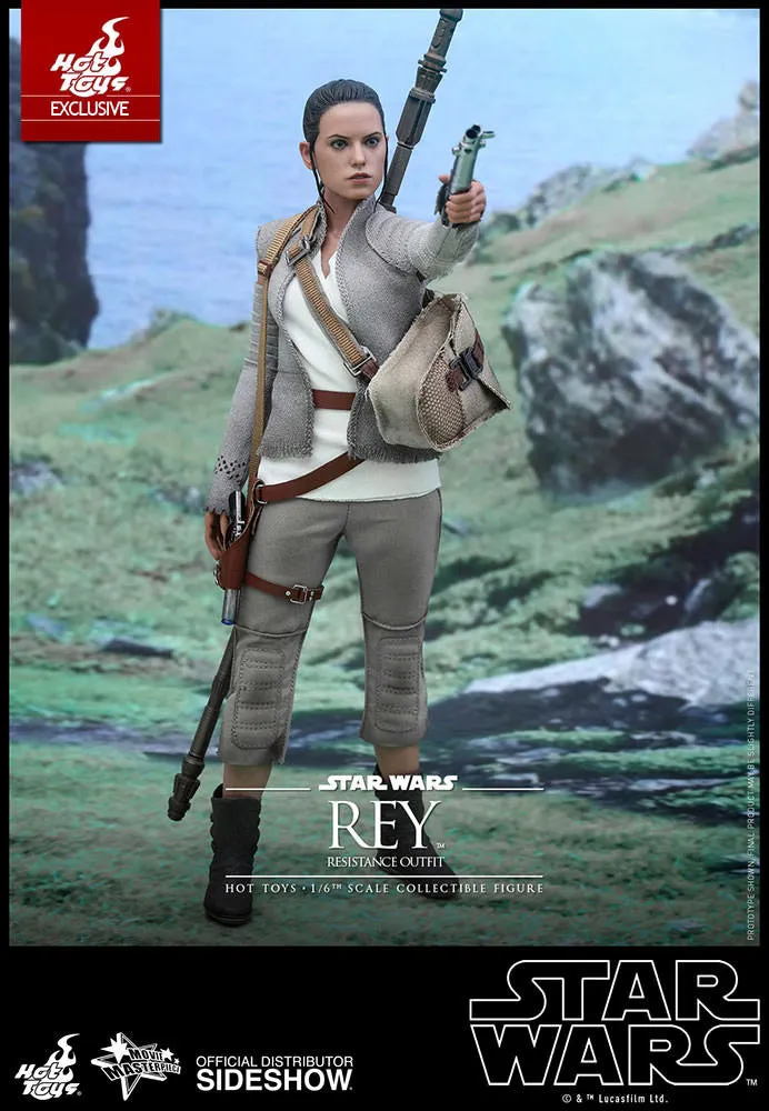 HOT TOYS STAR WARS EPISODE VII THE FORCE AWAKENS REY SOLO IN RESISTANT OUTFIT 1/6 MMS377