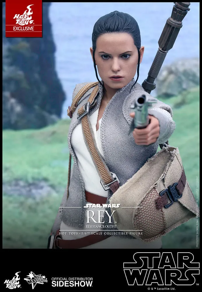 HOT TOYS STAR WARS EPISODE VII THE FORCE AWAKENS REY SOLO IN RESISTANT OUTFIT 1/6 MMS377