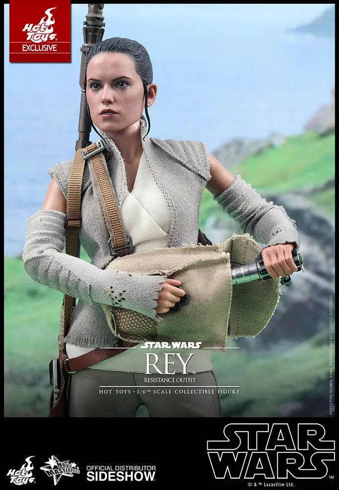 HOT TOYS STAR WARS EPISODE VII THE FORCE AWAKENS REY SOLO IN RESISTANT OUTFIT 1/6 MMS377