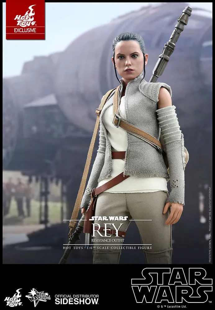 HOT TOYS STAR WARS EPISODE VII THE FORCE AWAKENS REY SOLO IN RESISTANT OUTFIT 1/6 MMS377