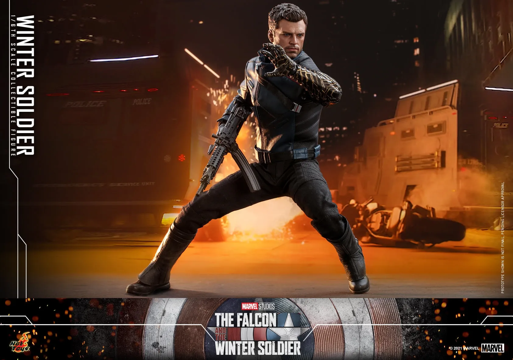 Hot Toys - TMS039 - The Falcon and the Winter Soldier - 1/6th scale Winter Soldier Collectible Figure