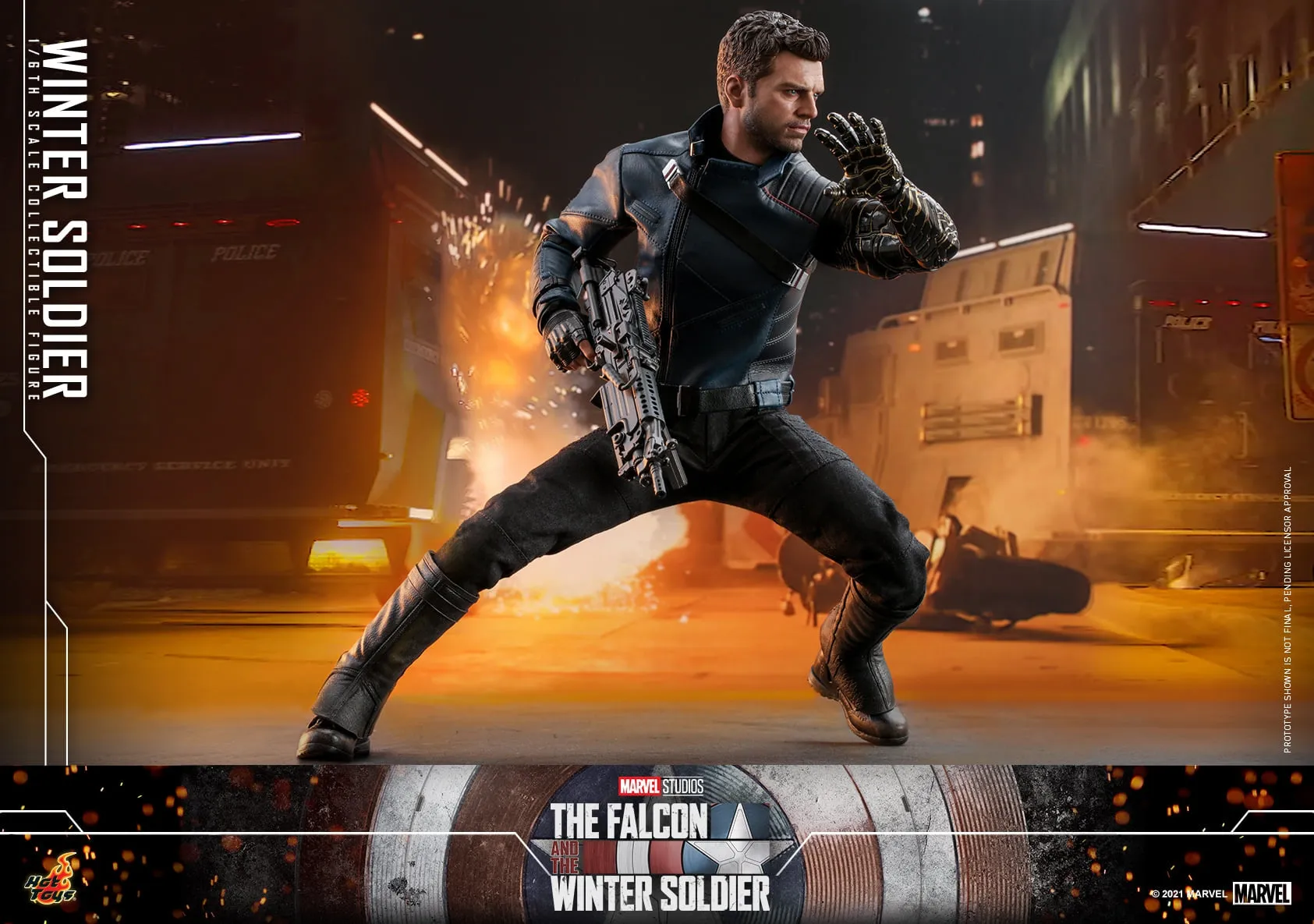 Hot Toys - TMS039 - The Falcon and the Winter Soldier - 1/6th scale Winter Soldier Collectible Figure