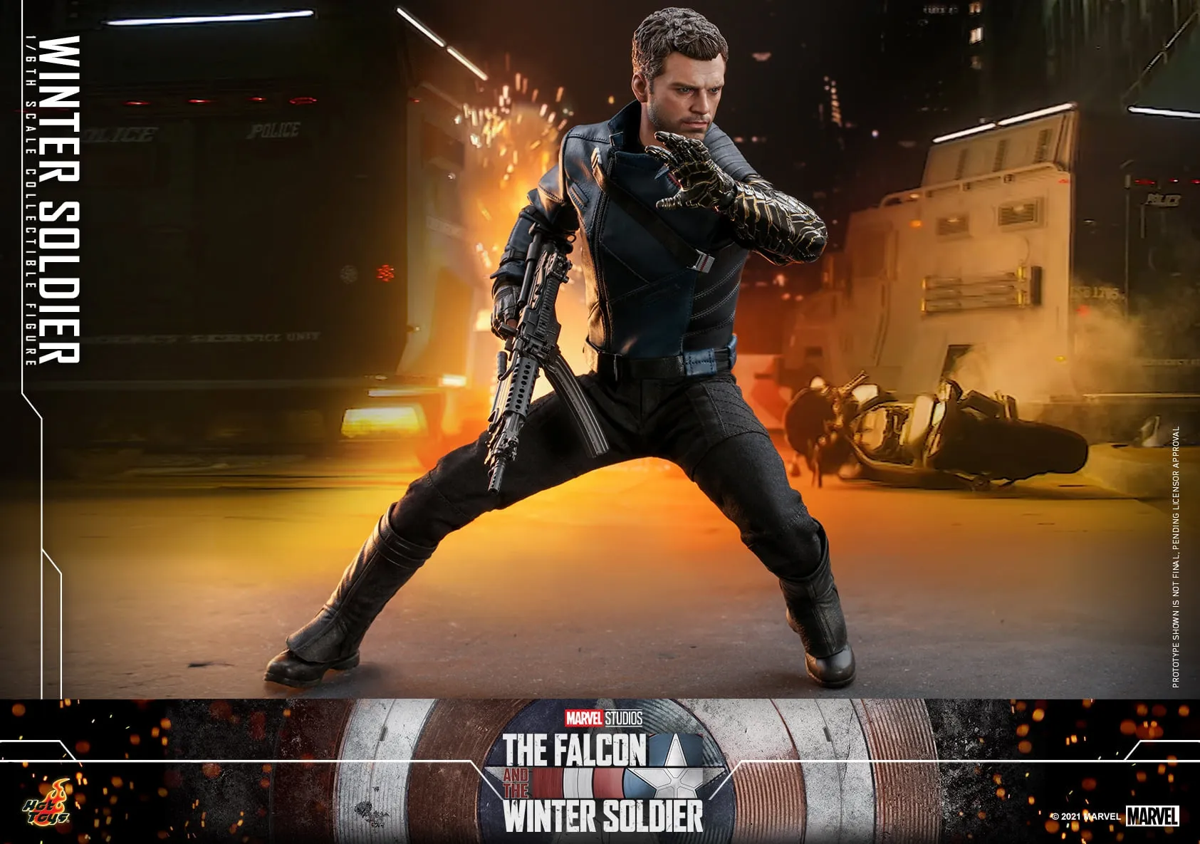 Hot Toys - TMS039 - The Falcon and the Winter Soldier - 1/6th scale Winter Soldier Collectible Figure