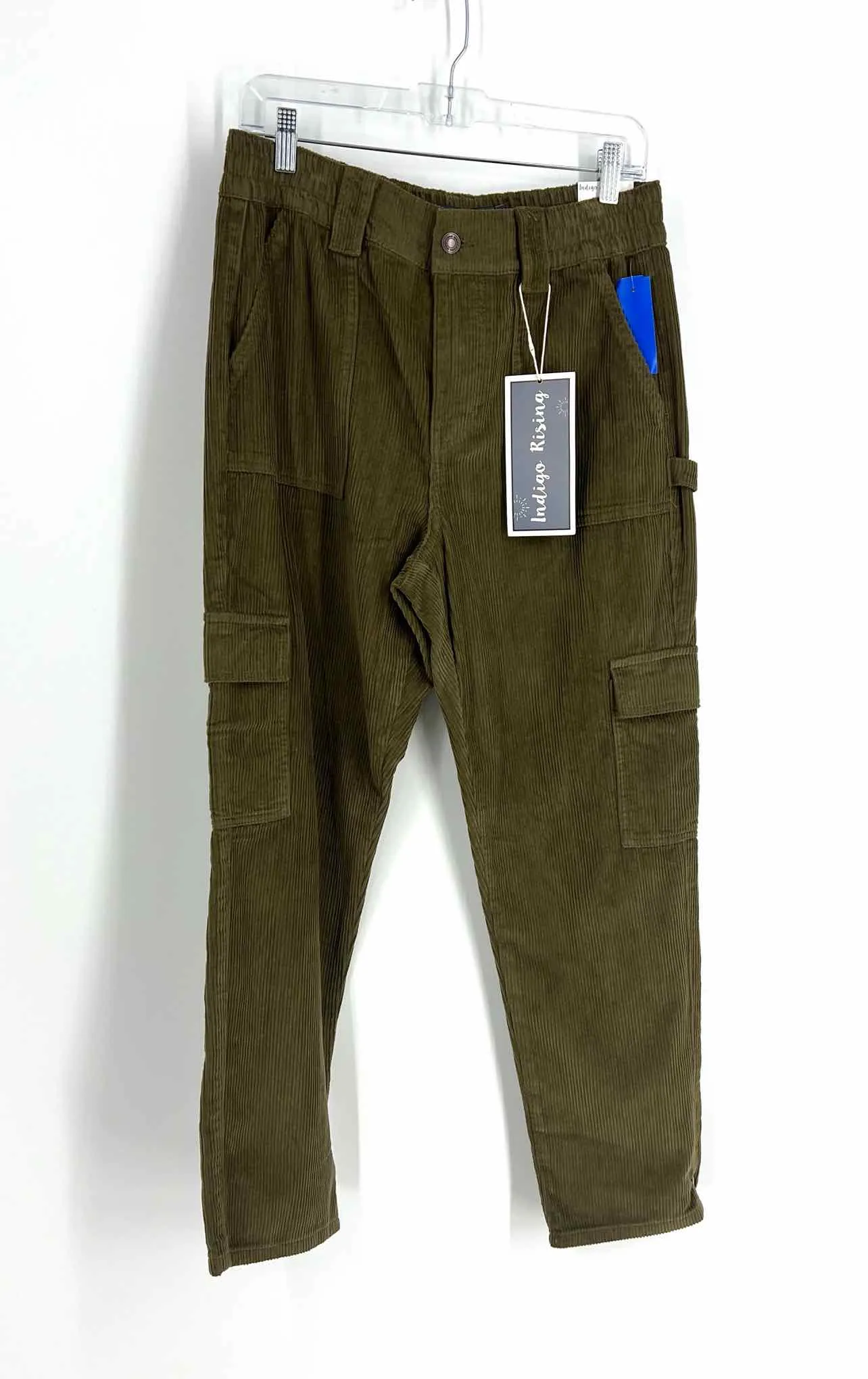 Indigo Rising Size 28=5/6 Olive Cargo Corduroy NEW Pants Pants