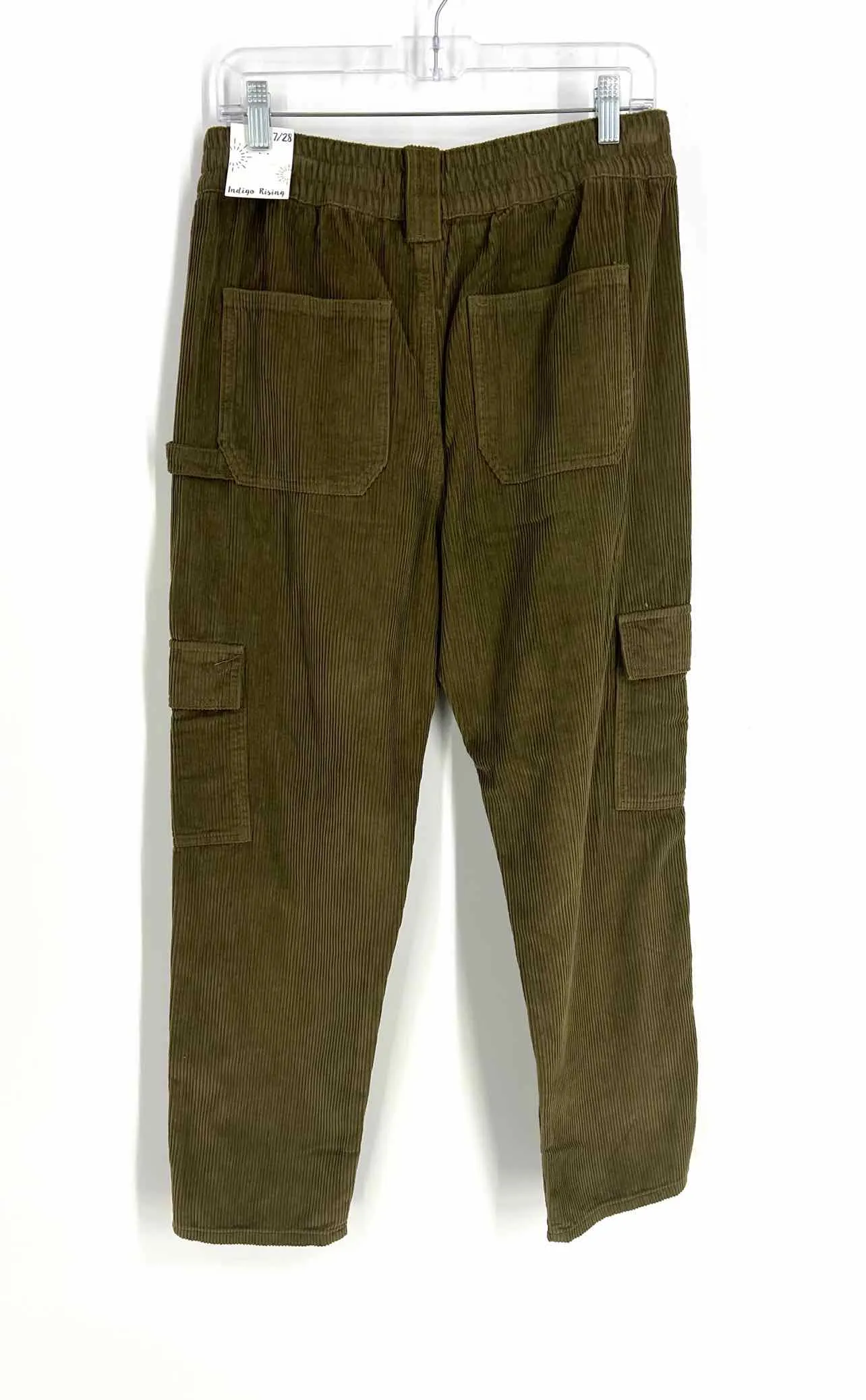 Indigo Rising Size 28=5/6 Olive Cargo Corduroy NEW Pants Pants