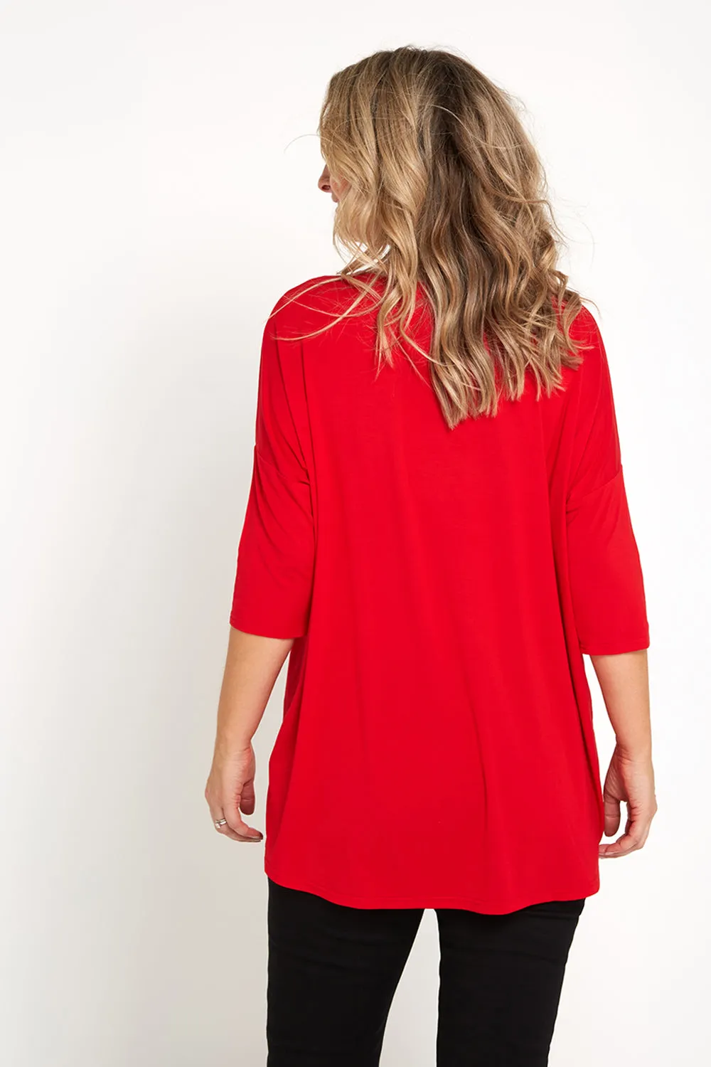 Irena Bamboo Top - Red