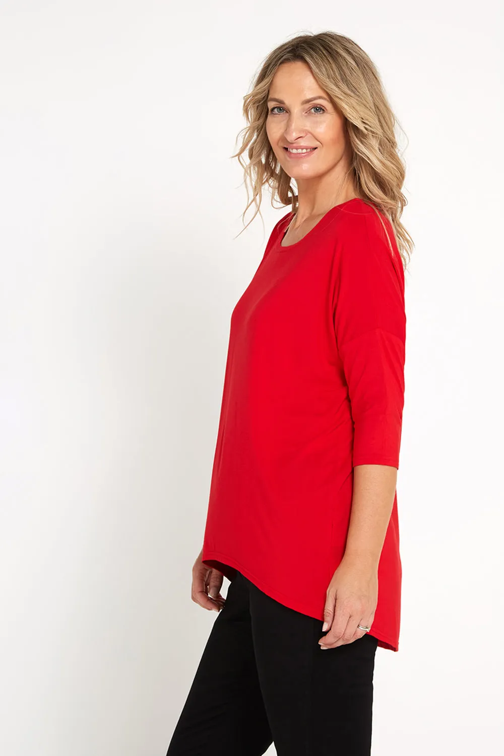 Irena Bamboo Top - Red